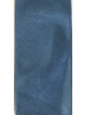Lands End Neck Tie Men Blue Very Thin Stripes 100% Silk 3.5 in Wide 59 in Long